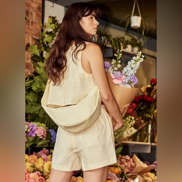 July Everyday Crescent Bag in Color Natural - Picture 1 of 9